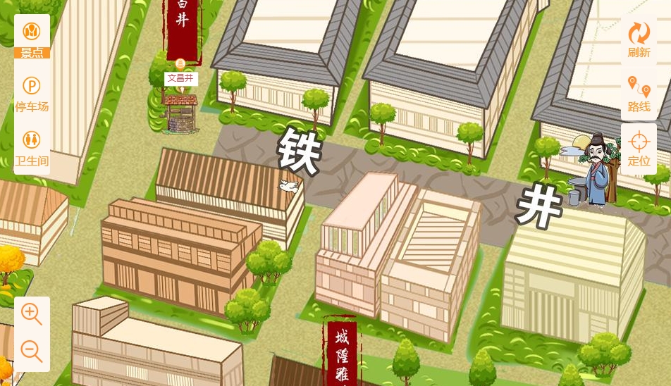 岚山智慧景区：手绘地图与语音导览的完美融合